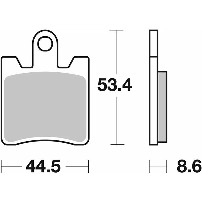 Pastilhas de Travão Daelim S3 146HF - SBS 2