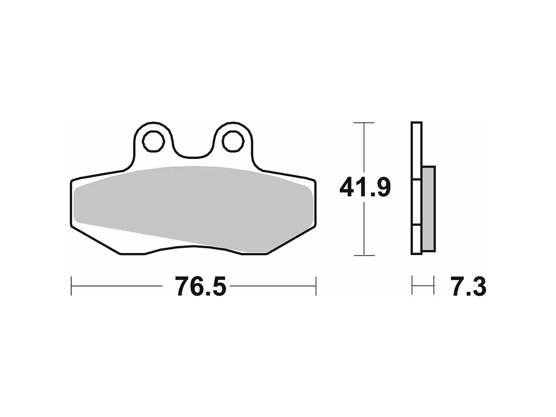 Pastilhas de Travão Beta RR 50 148HF - SBS 2