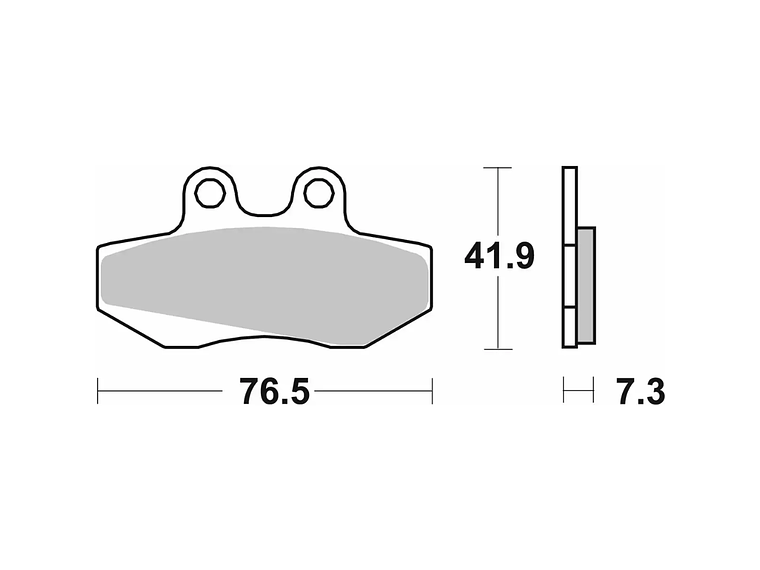 Pastilhas de Travão Beta RR 50 148HF - SBS 2