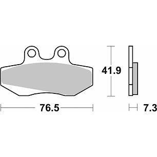 Pastilhas de Travão Beta RR 50 148HF - SBS