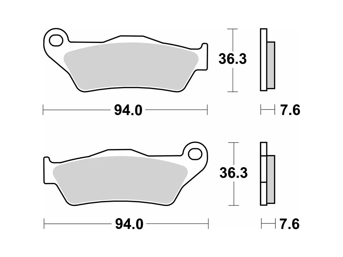 Pastilhas de Travão Husaberg 151HF - SBS 2