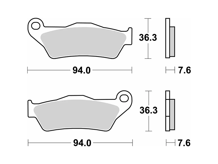 Pastilhas de Travão Husaberg 151HF - SBS 2