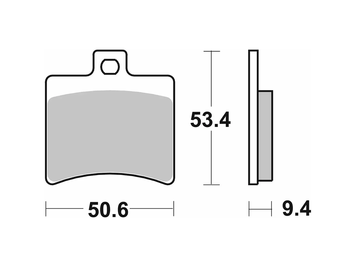 Pastilhas de Travão Aprilia 152HF - SBS 2