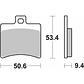Pastilhas de Travão Aprilia 152HF - SBS - Miniatura 2