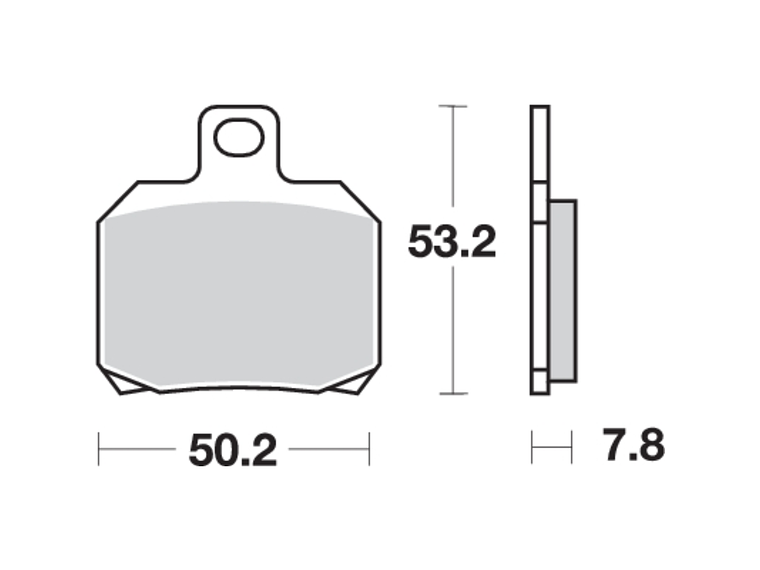 Pastilhas de Travão 157HF - SBS 2