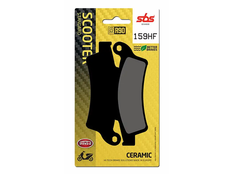 Pastilhas de Travão 159HF - SBS 1