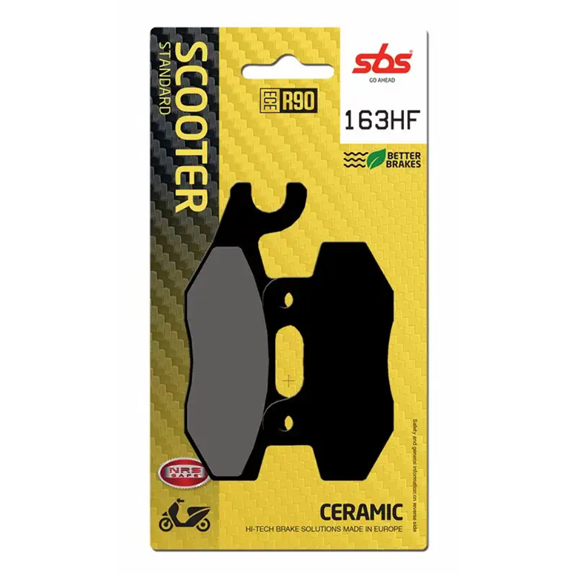 Pastilhas de Travão Kymco Agility 163HF - SBS 1