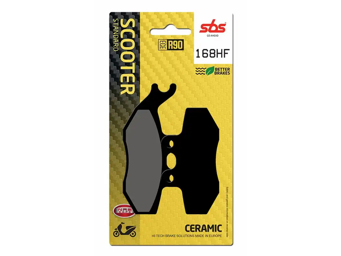 Pastilhas de Travão 168HF - SBS 1