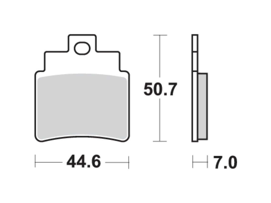 Pastilhas de Travão Sym GTS 300 171HF - SBS 2
