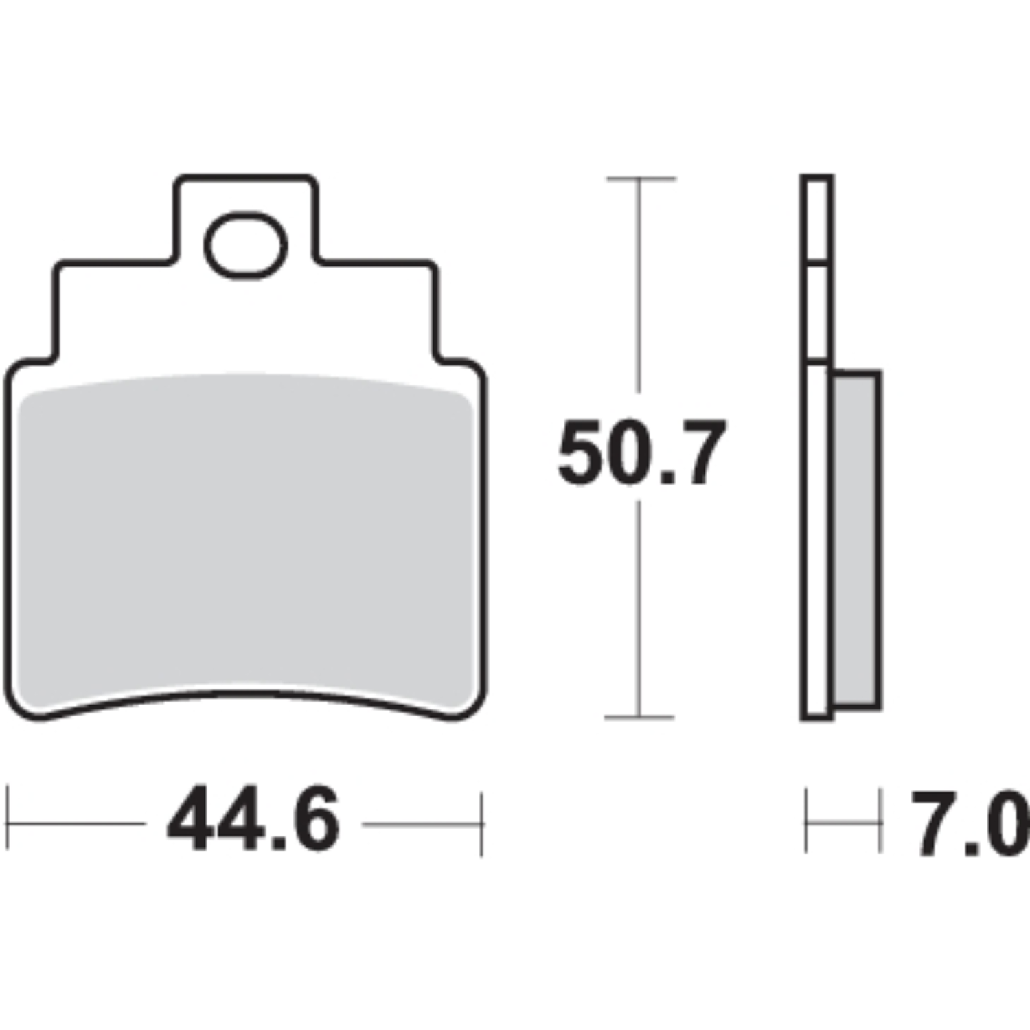 Pastilhas de Travão Sym GTS 300 171HF - SBS 2