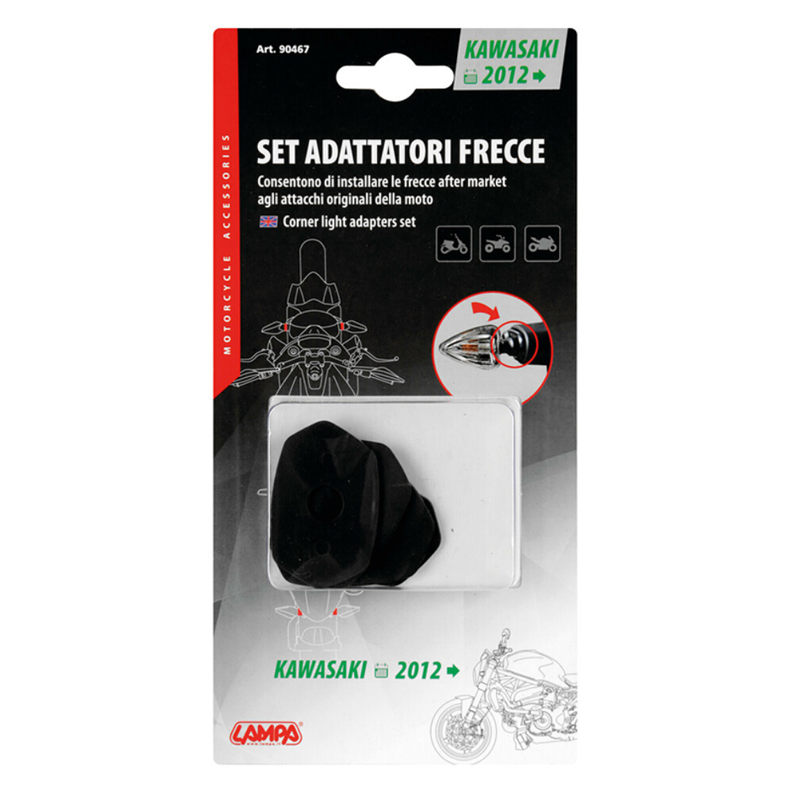 Adaptadores Piscas Kawasaki 2012> - Lampa  4