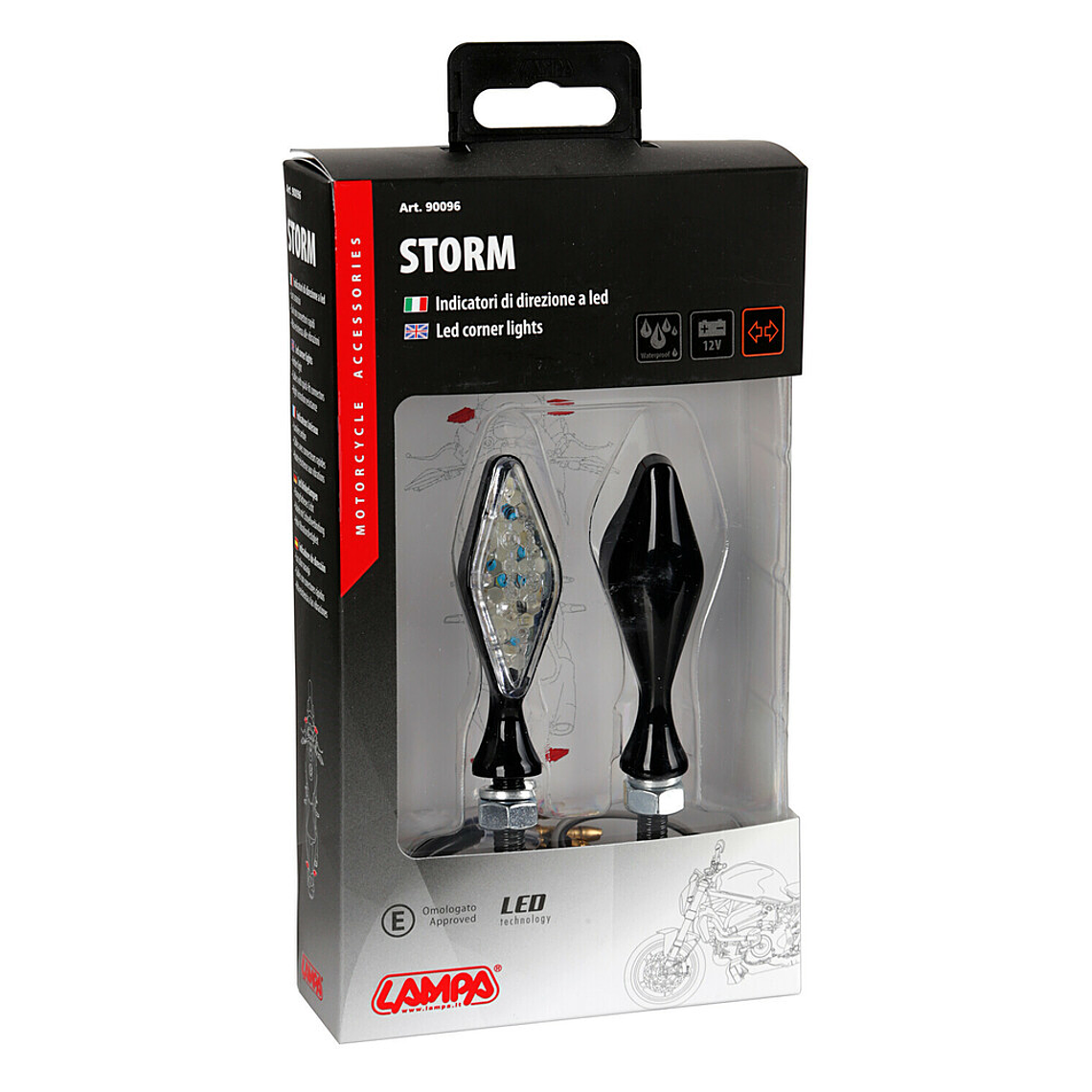 Piscas LED Storm (Pretos) - Lampa 3