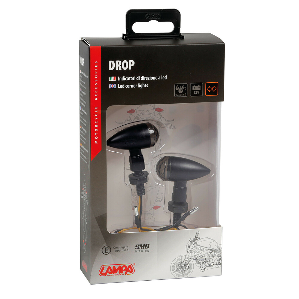 Piscas LED Drop (Preto) - Lampa 4