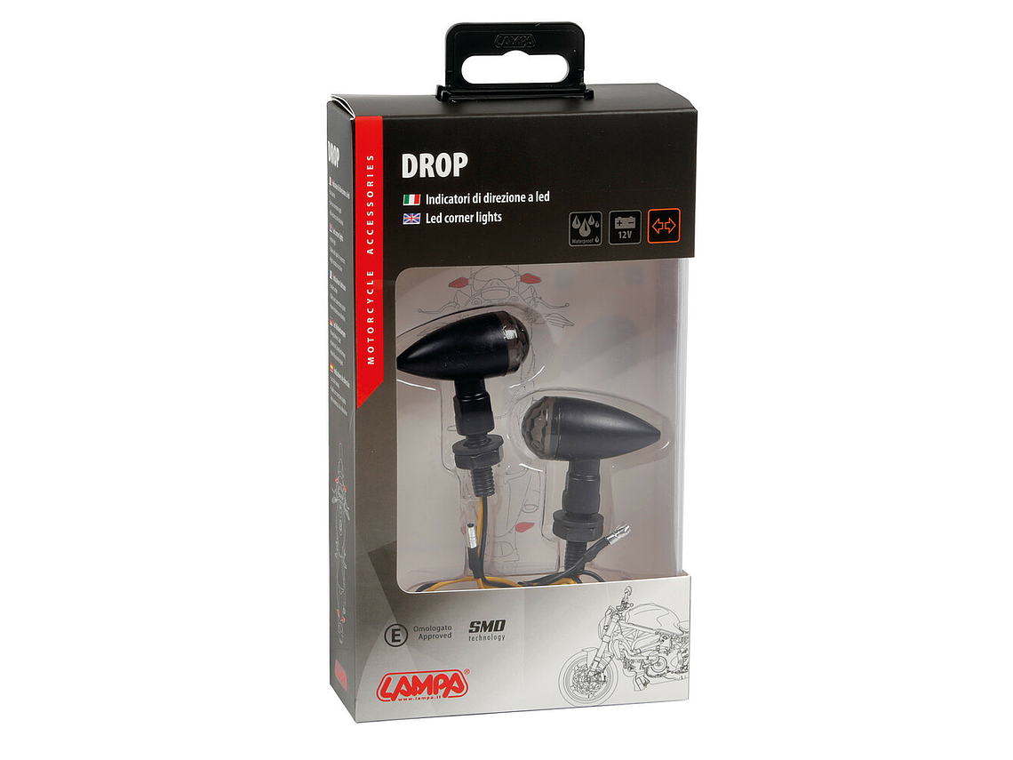 Piscas LED Drop (Preto) - Lampa 4