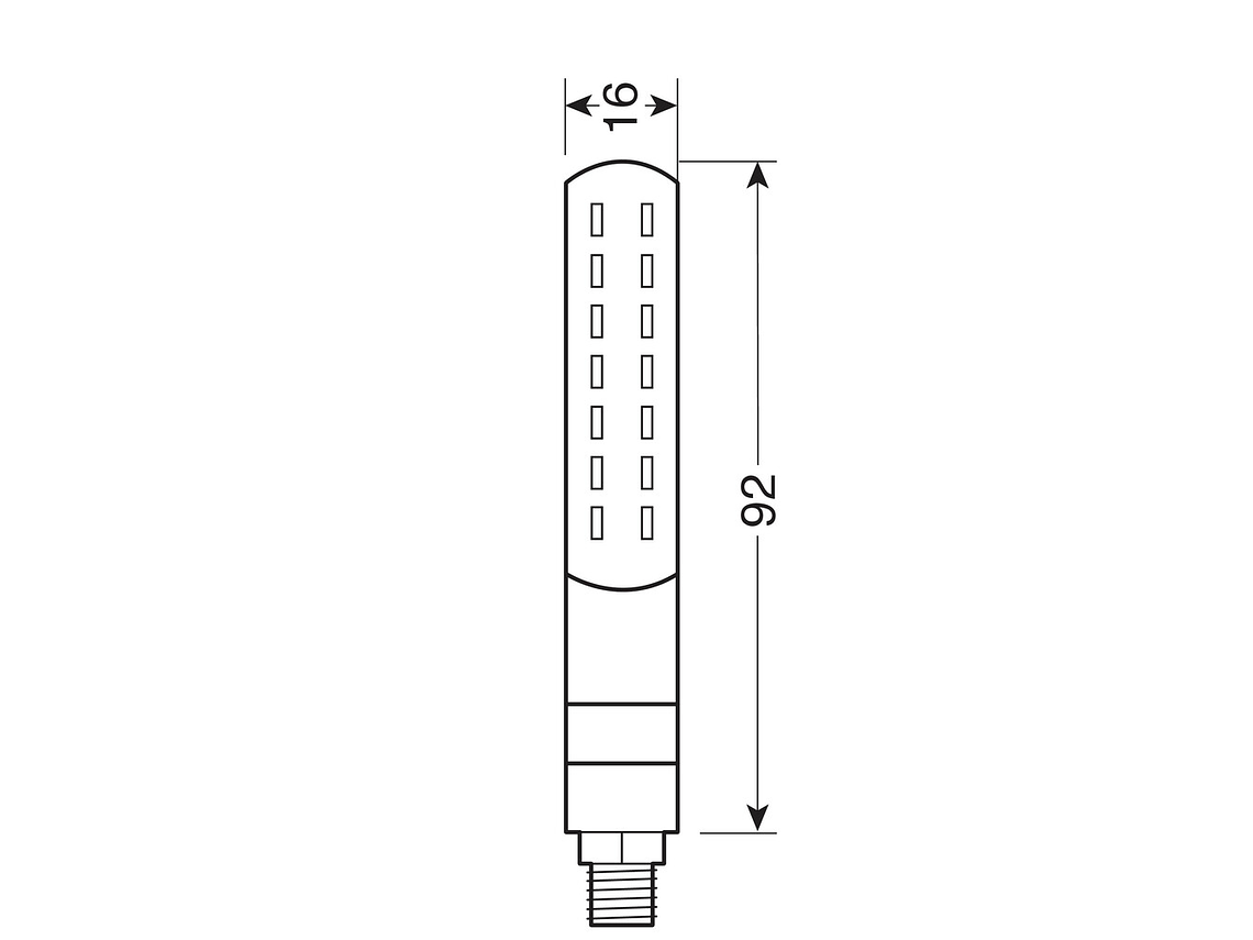 Piscas LED Line SQ (Frente) - Lampa 2