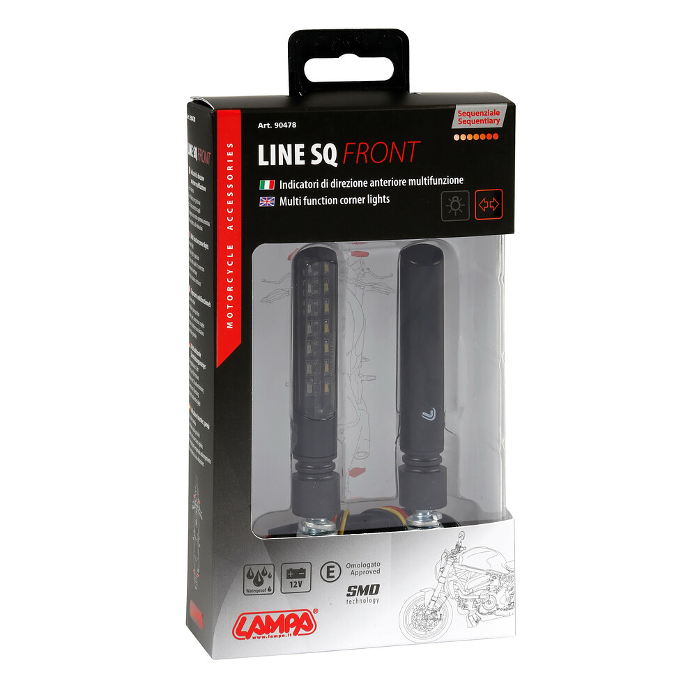 Piscas LED Line SQ (Frente) - Lampa