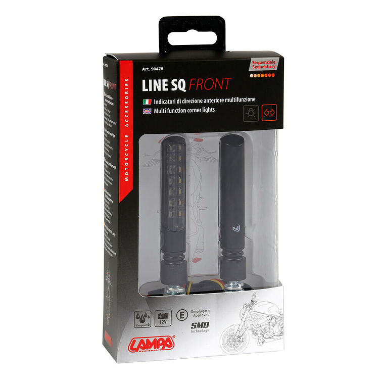Piscas LED Line SQ (Frente) - Lampa 3