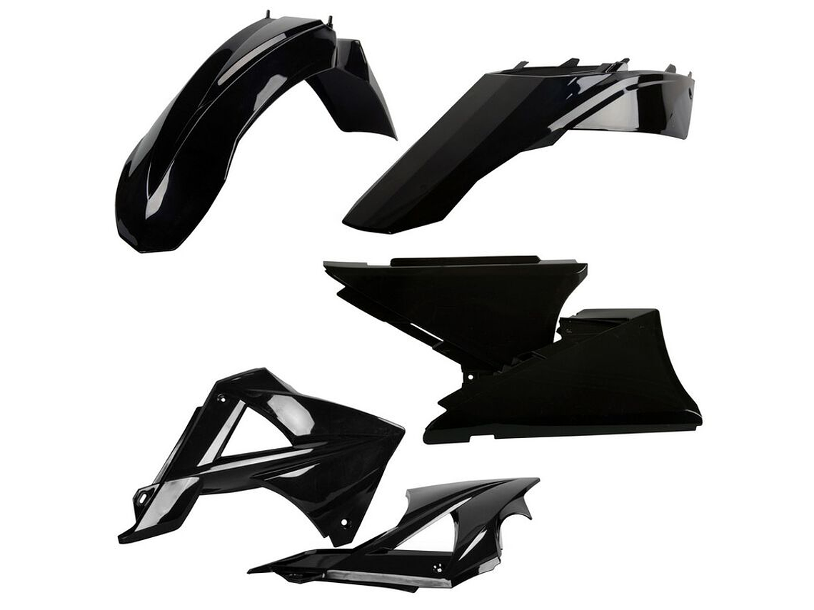 Kit Plásticos Gas Gas EC125/EC-E125/EC200/EC-E200/EC250/EC-E250/EC300/EC-E300/EC450/EC-E450 (Preto) 2010 1