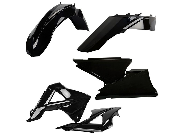 Kit Plásticos Gas Gas EC125/EC-E125/EC200/EC-E200/EC250/EC-E250/EC300/EC-E300/EC450/EC-E450 (Preto) 2010 1