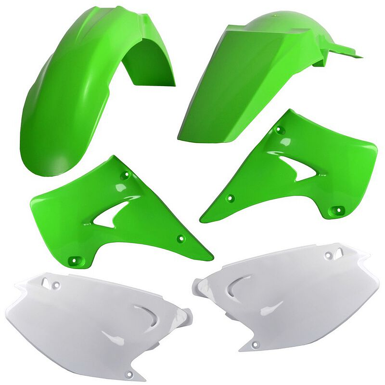 Kit Plásticos Kawasaki KX 125/250 03-08 - CEMOTO  1