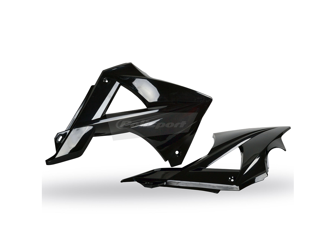 Tampas de Radiador Gas Gas EC125/EC-E125/EC200/EC-E200/EC250/EC-E250/EC300/EC-E300/EC450/EC-E450 (Preto) 10-11 1