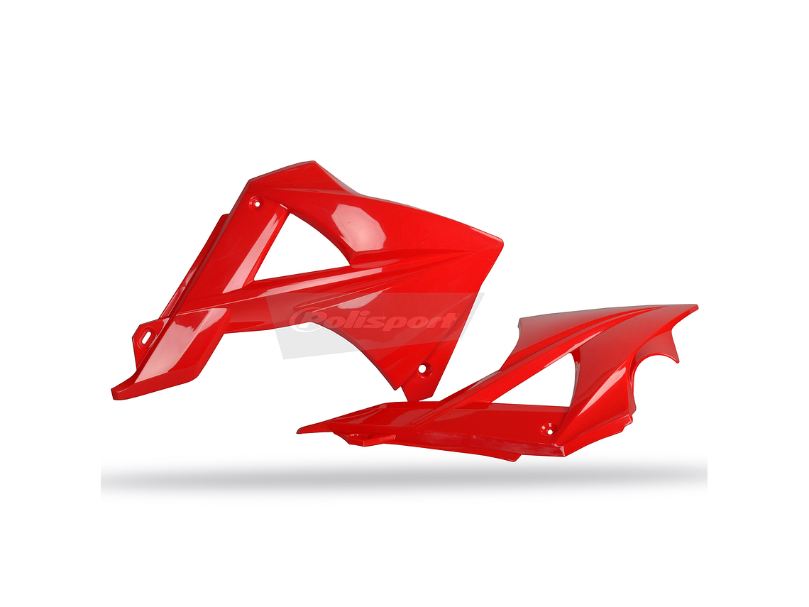 Tampas de Radiador Gas Gas EC125/EC-E125/EC200/EC-E200/EC250/EC-E250/EC300/EC-E300/EC450/EC-E450 (Vermelho) 10-11 1