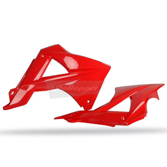 Tampas de Radiador Gas Gas EC125/EC-E125/EC200/EC-E200/EC250/EC-E250/EC300/EC-E300/EC450/EC-E450 (Vermelho) 10-11 1