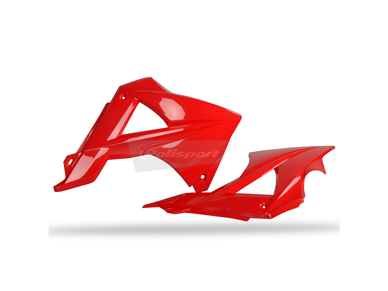 Tampas de Radiador Gas Gas EC125/EC-E125/EC200/EC-E200/EC250/EC-E250/EC300/EC-E300/EC450/EC-E450 (Vermelho) 10-11 1