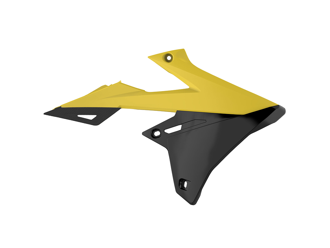 Tampas de Radiador Suzuki RMZ450 (Amarelo e Preto) 18-21 1
