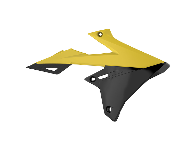 Tampas de Radiador Suzuki RMZ450 (Amarelo e Preto) 18-21 1