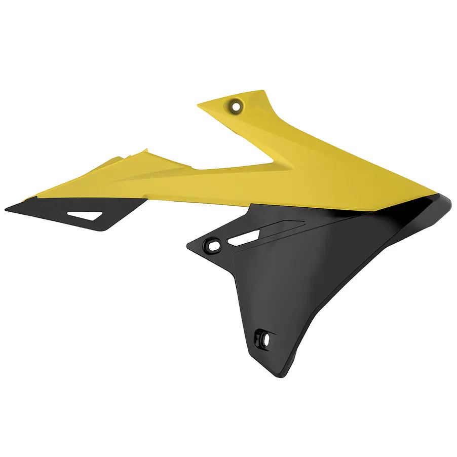 Tampas de Radiador Suzuki RMZ450 (Amarelo e Preto) 18-21 1