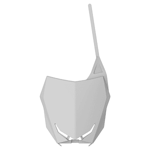 Porta Números Suzuki RMZ450 (Branco) 18-23