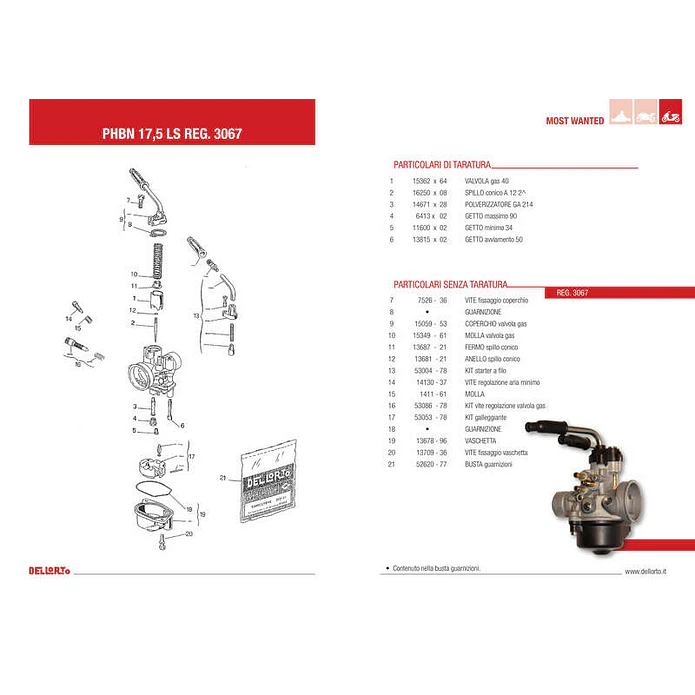 Carburador Dellorto Minarelli PHBN 17,5mm Ls Starter Manual 2