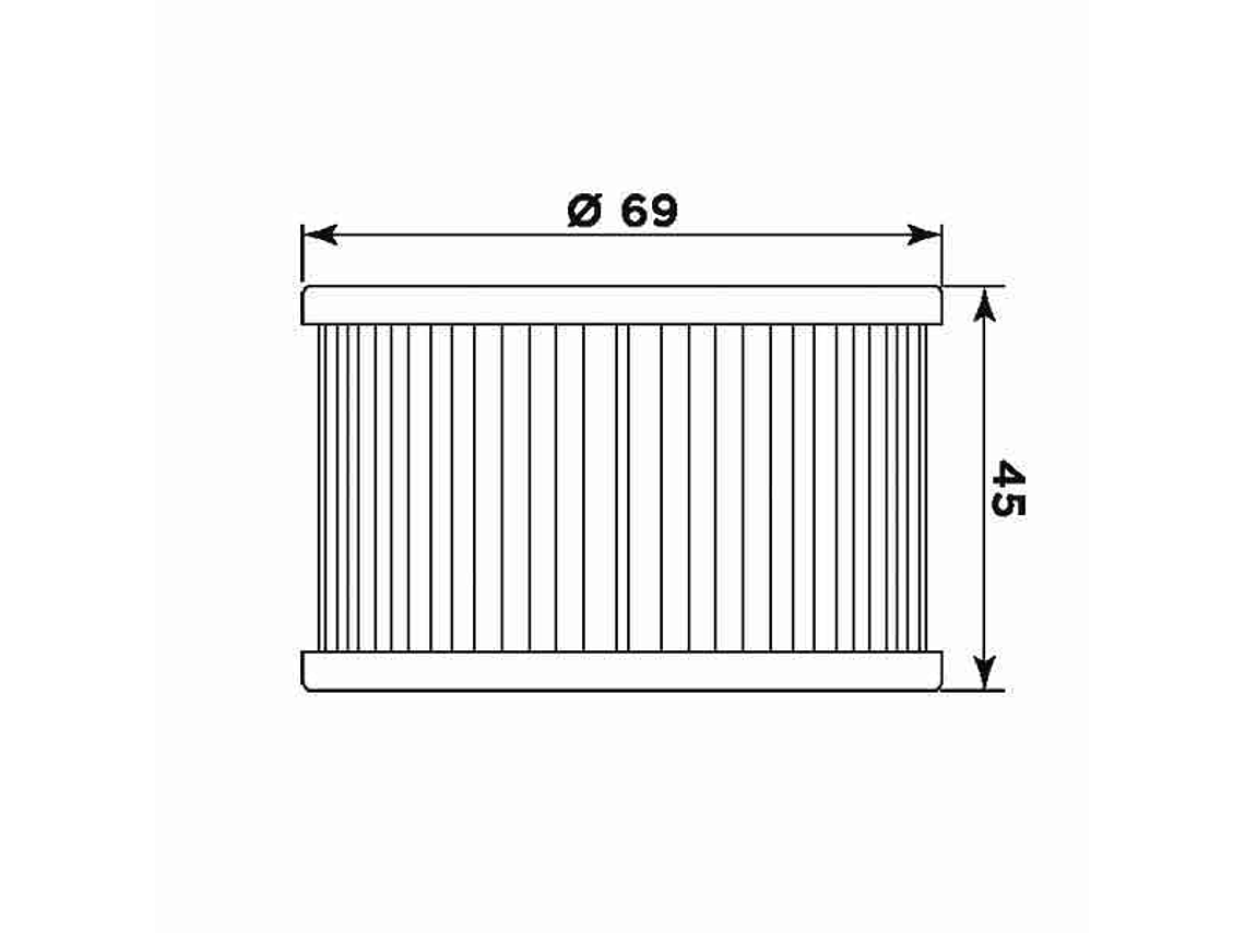 Filtro Óleo MIW Honda H1005  2
