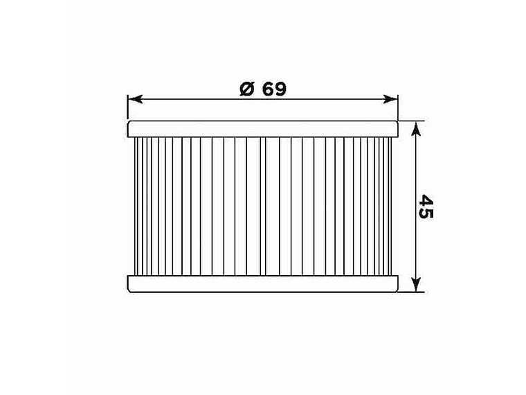Filtro Óleo MIW Honda H1005  2
