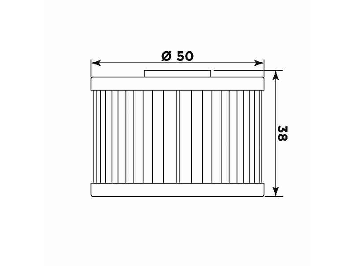 Filtro Óleo MIW Honda H1008  2
