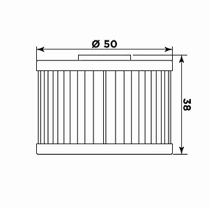 Filtro Óleo MIW Honda H1008 