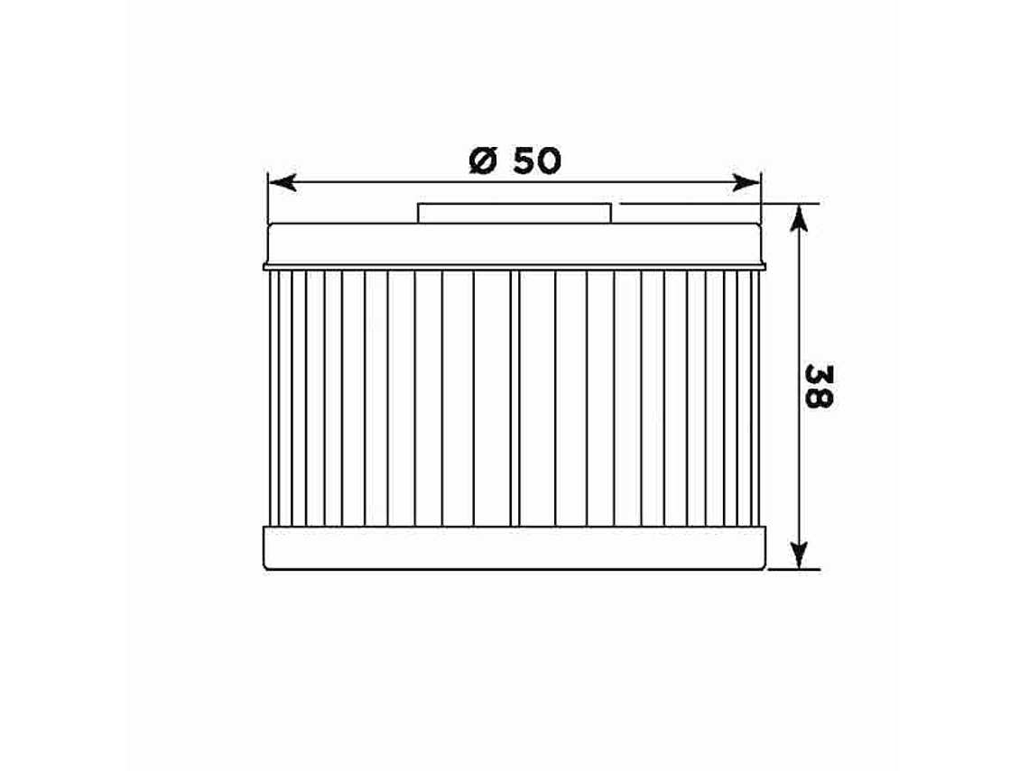 Filtro Óleo MIW Honda H1017 2