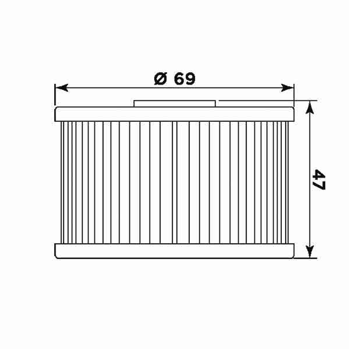 Filtro Óleo MIW Honda H1018  2