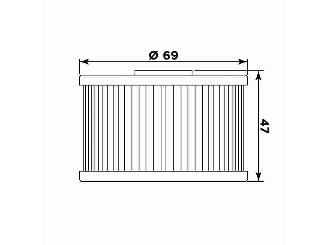Filtro Óleo MIW Honda H1018  2