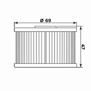 Filtro Óleo MIW Honda H1018 