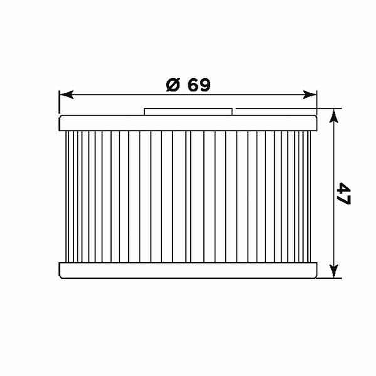 Filtro Óleo MIW Honda H1018  2
