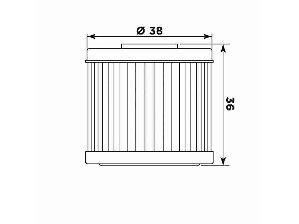 Filtro Óleo MIW Honda H1016  2