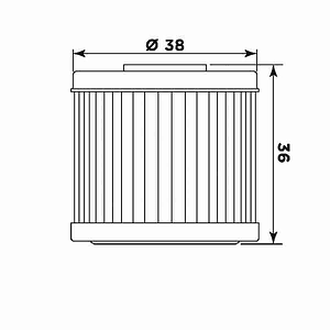 Filtro Óleo MIW Honda H1016 