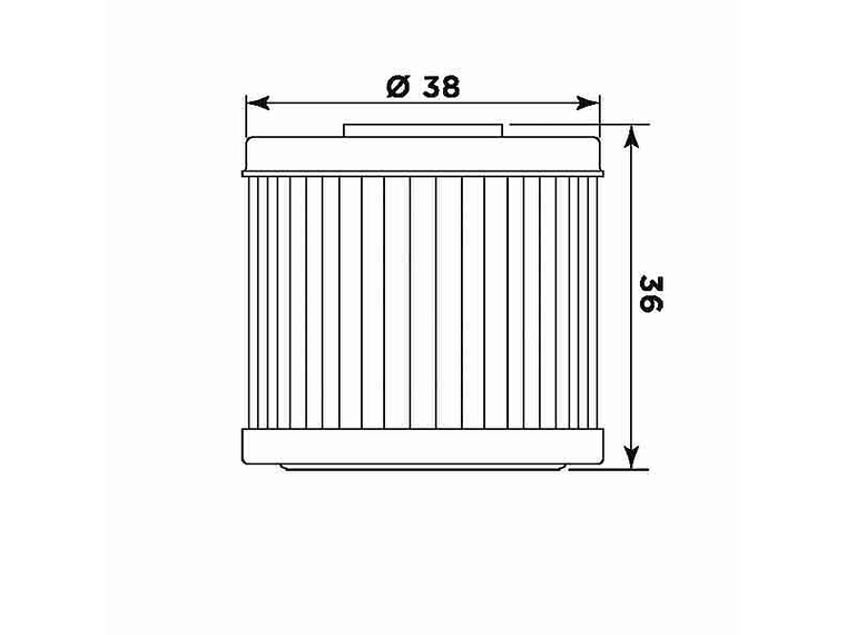Filtro Óleo MIW Honda H1016  2
