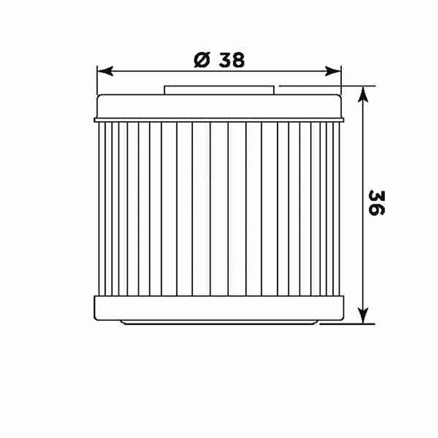 Filtro Óleo MIW Honda H1016  2