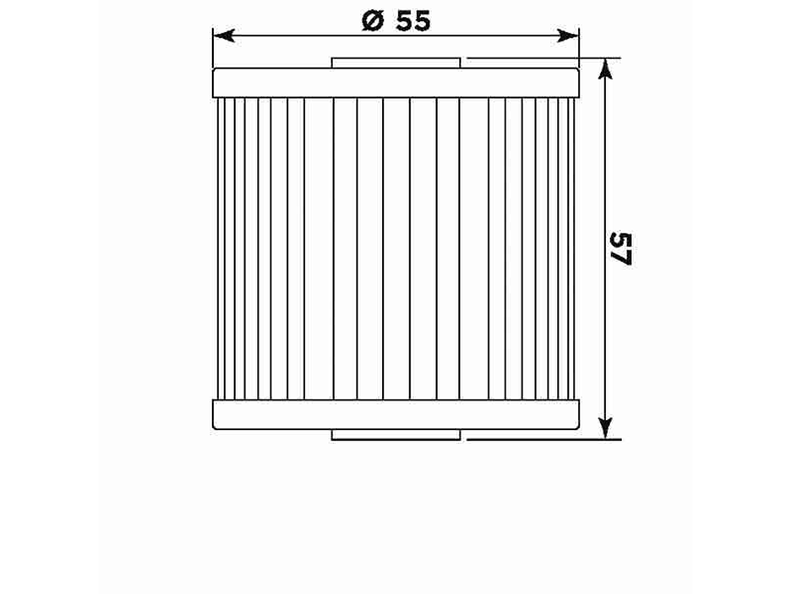 Filtro Óleo MIW Kawasaki K2002  2