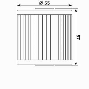 Filtro Óleo MIW Kawasaki K2002 
