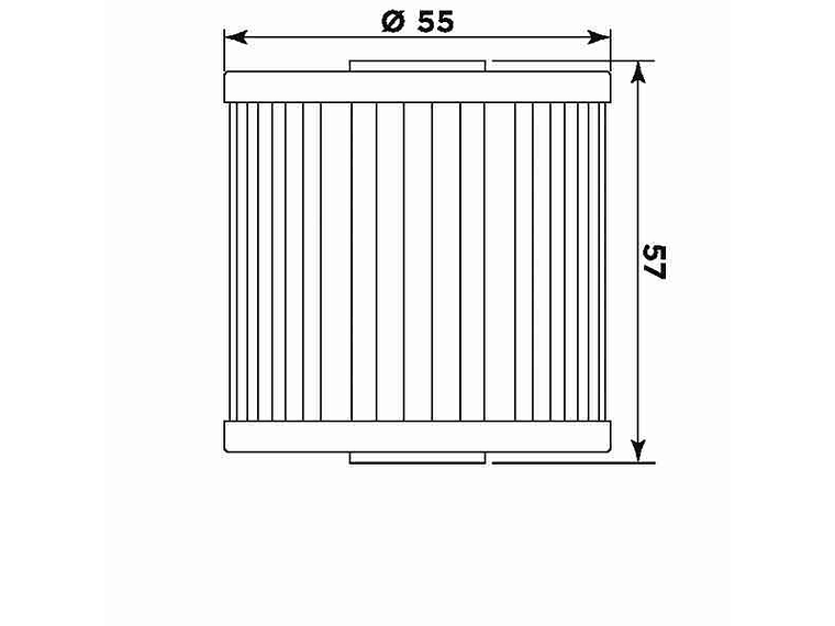 Filtro Óleo MIW Kawasaki K2002  2