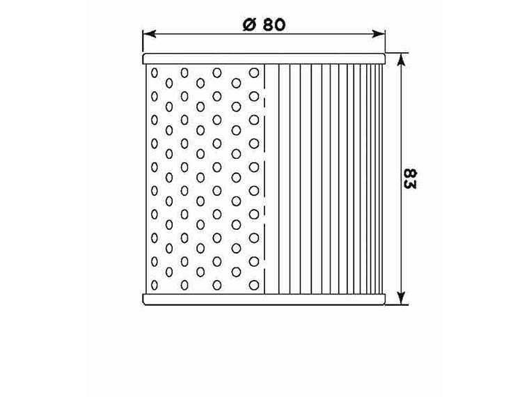 Filtro Óleo MIW Kawasaki K2001  2